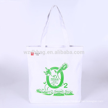 Custom Eco Reusable Cotton Standard Size Canvas Tote Shopping Bag